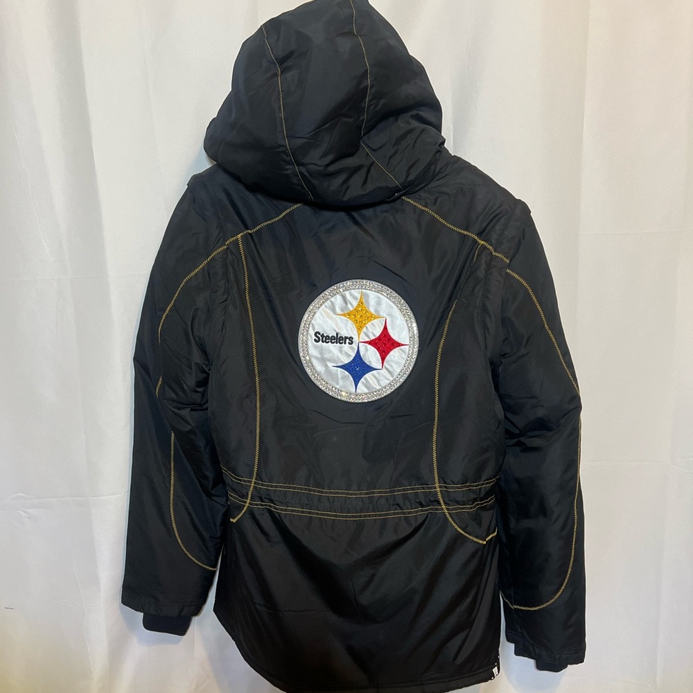NWT Reebok Pittsburgh Steelers Rhinestone Jacket XL